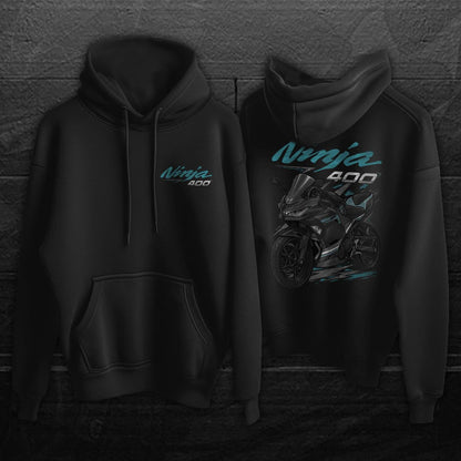 Kawasaki Ninja 400 2020-21 Inspired Hoodie - Motorcycle Sweatshirt for Riders