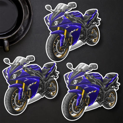 Yamaha YZF-R1 2012 Inspired Stickers - Set of 3 Motorcycle Decals for Riders