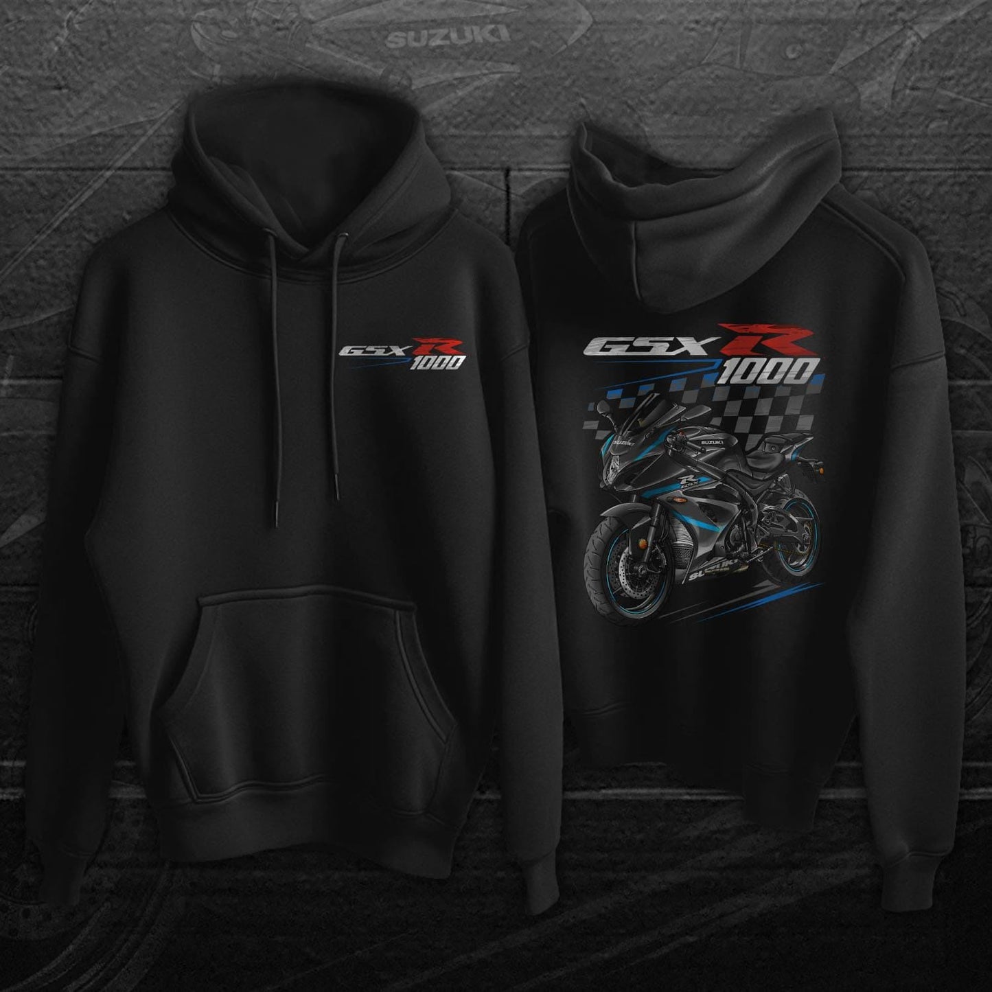 Suzuki GSXR 1000 2024 Inspired Hoodie - Motorcycle Sweatshirt