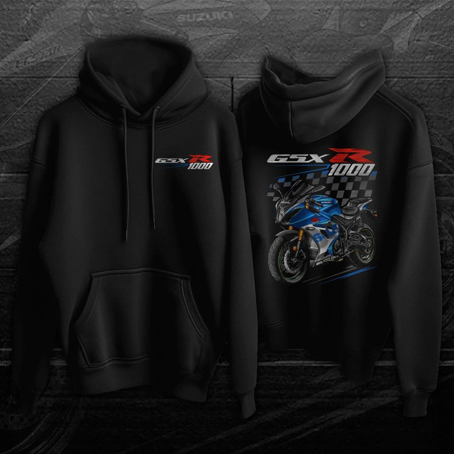 Suzuki GSXR 1000 2024 Inspired Hoodie - Motorcycle Sweatshirt
