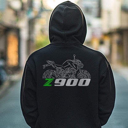 Kawasaki Z900 Inspired Hoodie - Motorcycle Sweatshirt for Riders