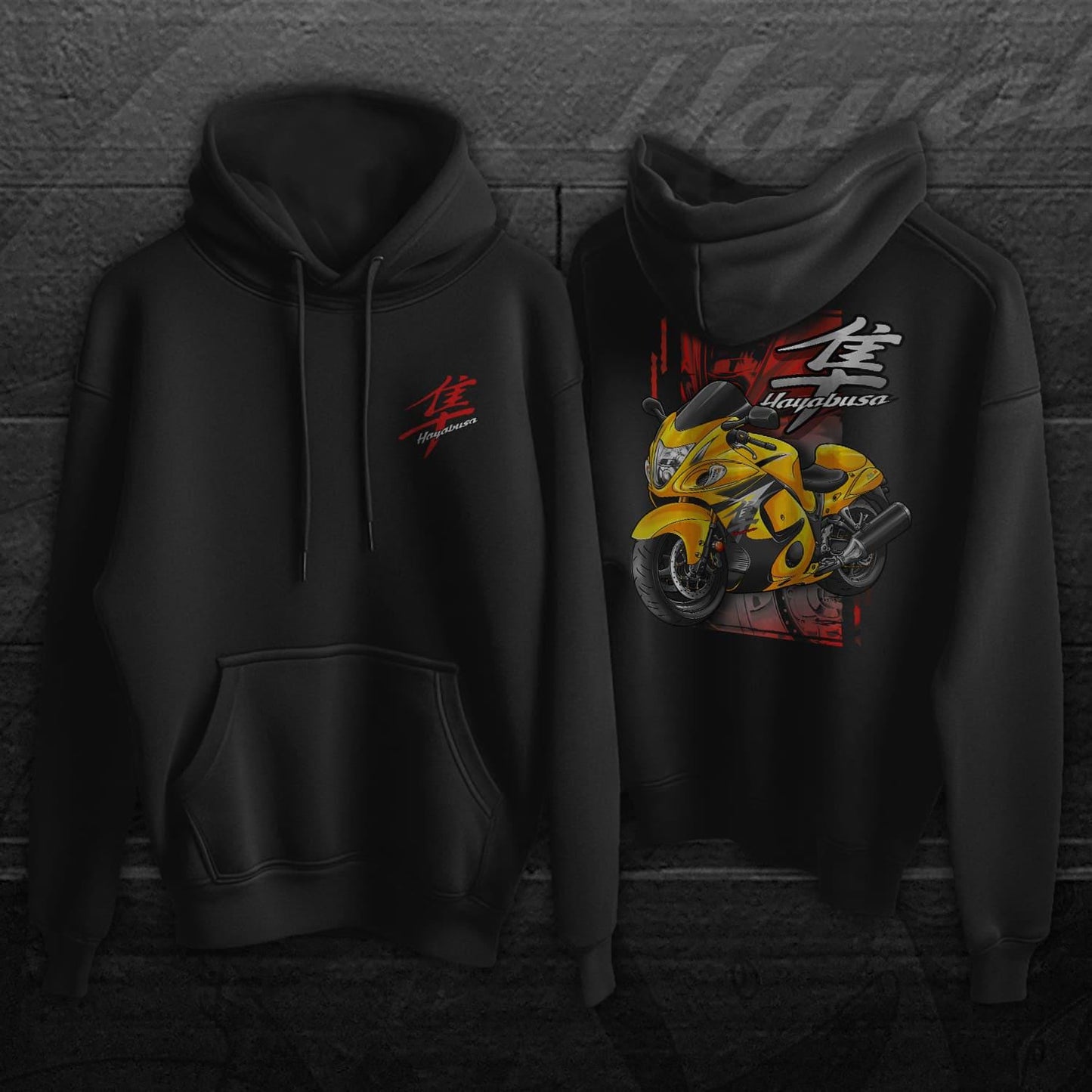 Suzuki Hayabusa 2012-13 Inspired Hoodie - Motorcycle Sweatshirt