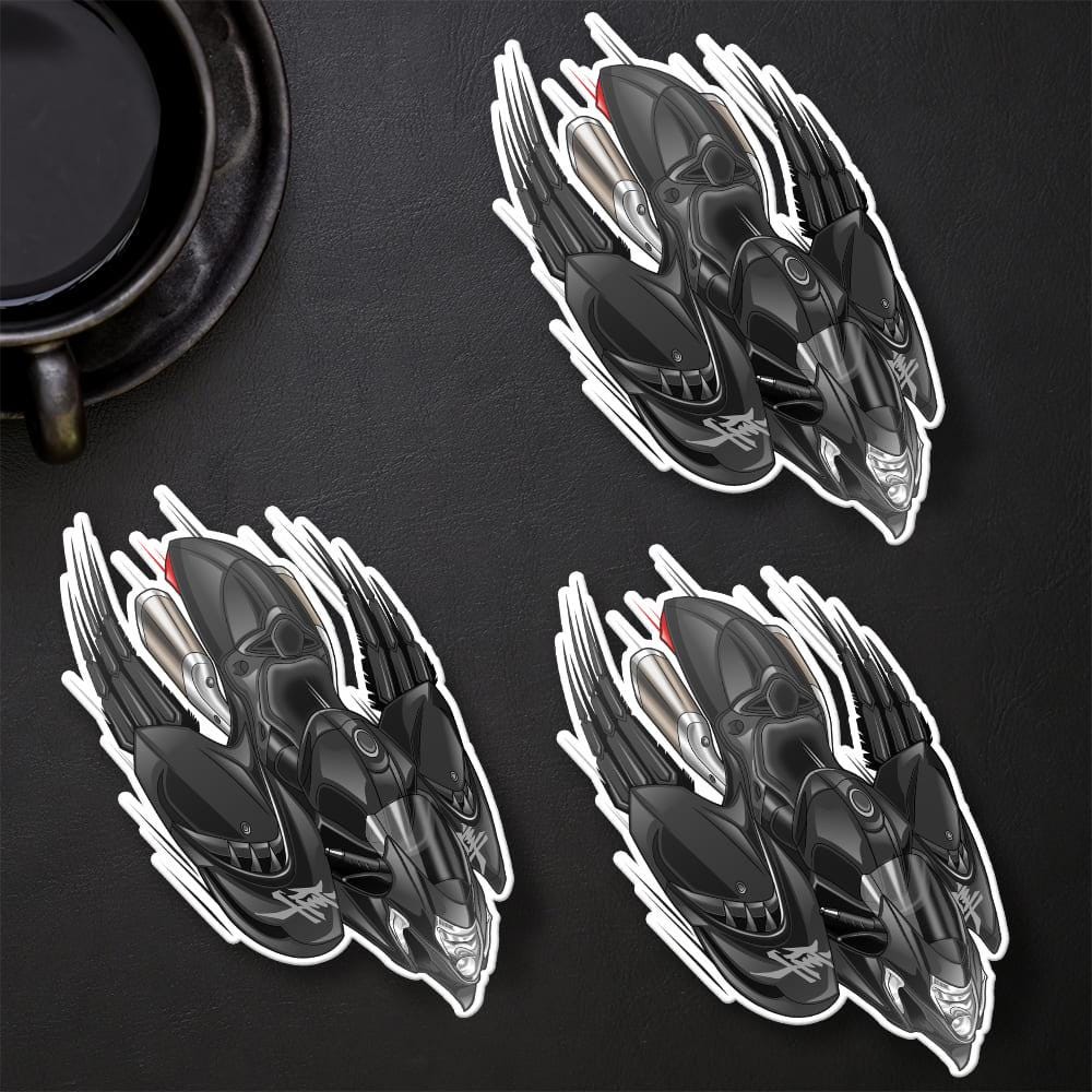 Suzuki Hayabusa 2025 Inspired Stickers - Set of 3 Biker Motorcycle Decals