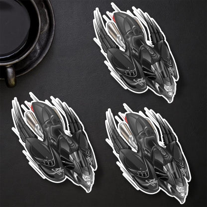 Suzuki Hayabusa 2025 Inspired Stickers - Set of 3 Biker Motorcycle Decals