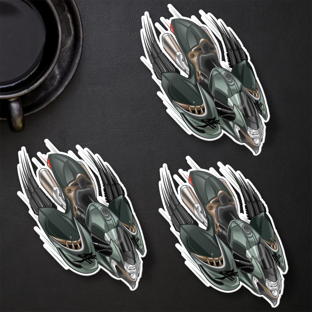 Suzuki Hayabusa 2025 Inspired Stickers - Set of 3 Biker Motorcycle Decals