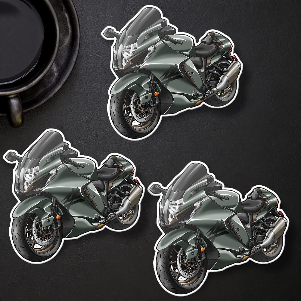 Suzuki Hayabusa 2025 Inspired Stickers - Set of 3 Biker Motorcycle Decals