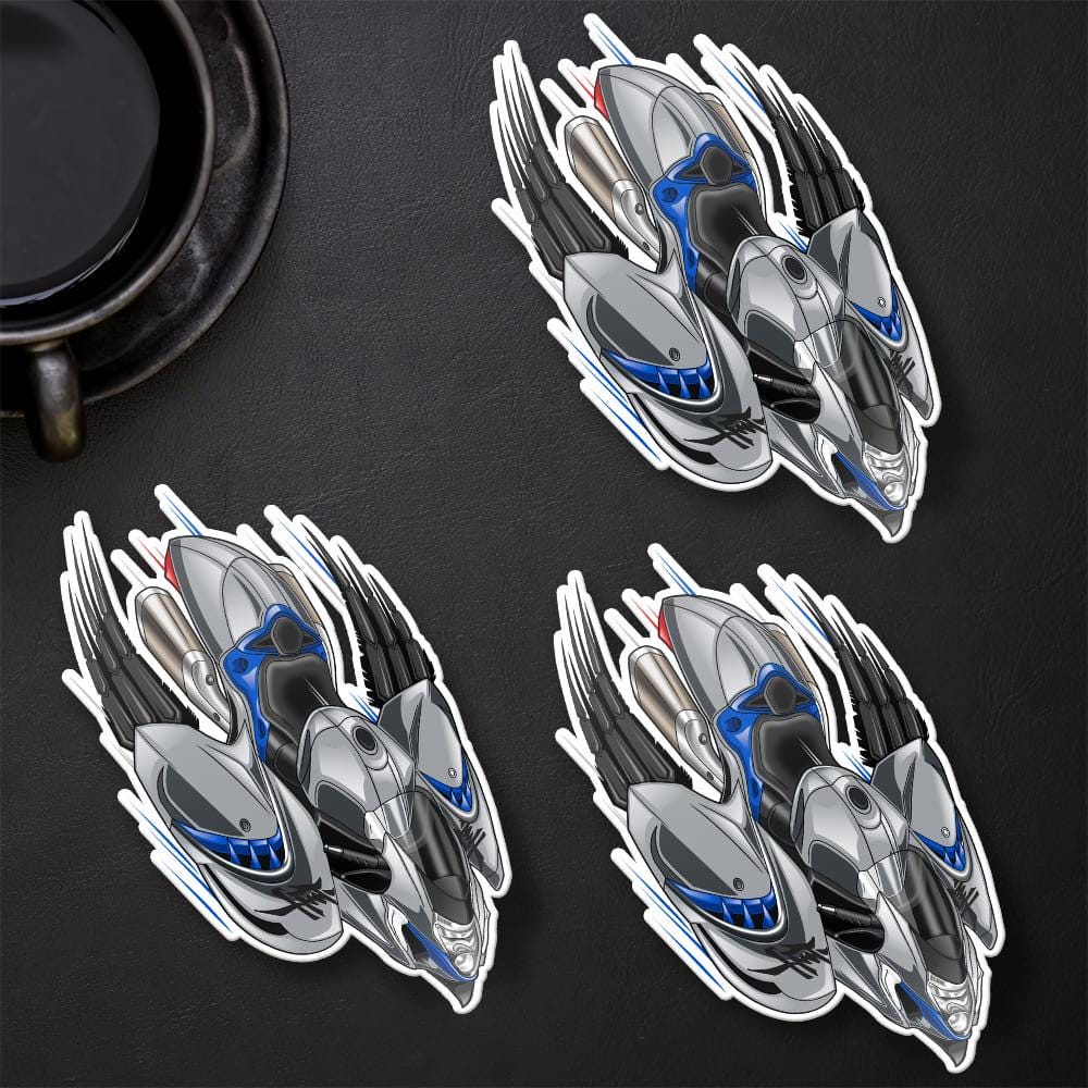 Suzuki Hayabusa 2025 Inspired Stickers - Set of 3 Biker Motorcycle Decals
