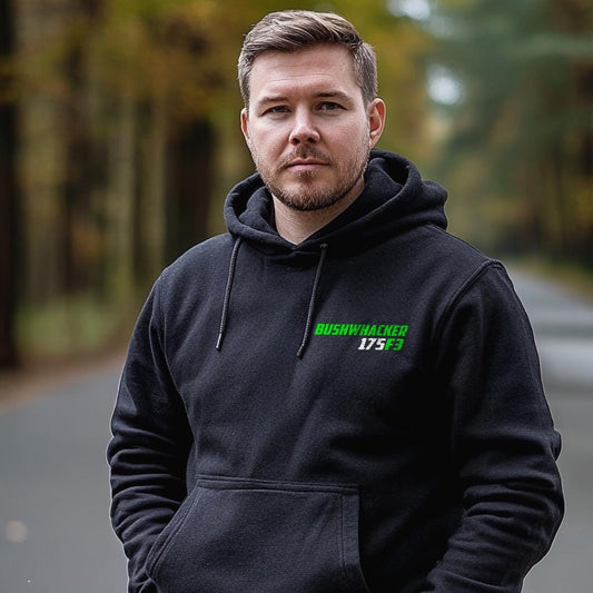 Kawasaki 175 F3 Bushwhacker 1968 - 1970 Inspired Hoodie - Motorcycle Sweatshirt for Riders