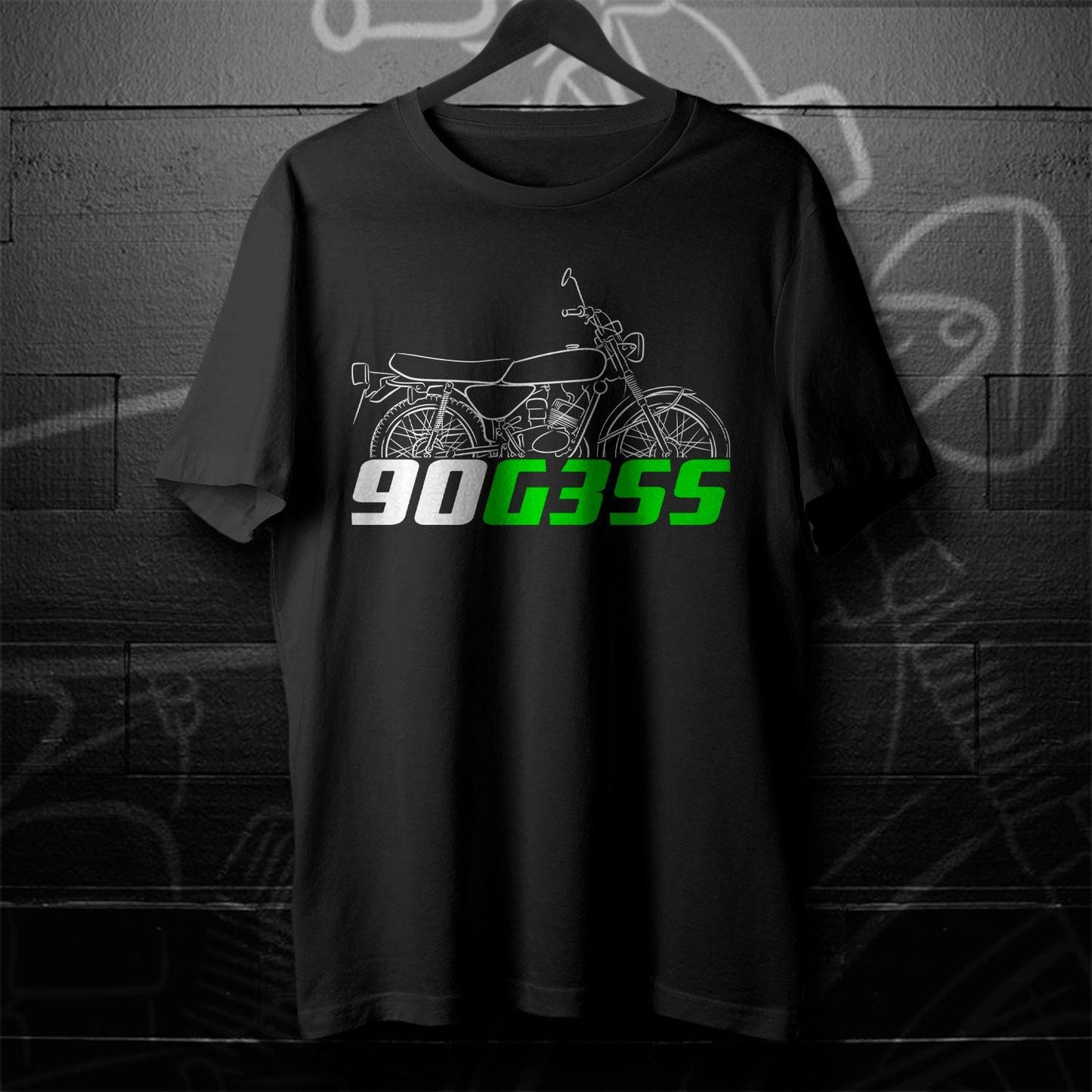 Kawasaki 90 G3SS Inspired T-Shirt - Motorcycle Tee Shirt for Riders