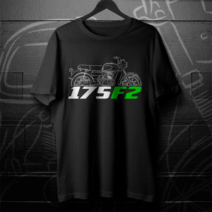 Kawasaki 175 F2 1966 - 1969 Inspired T-Shirt - Motorcycle Tee Shirt for Riders