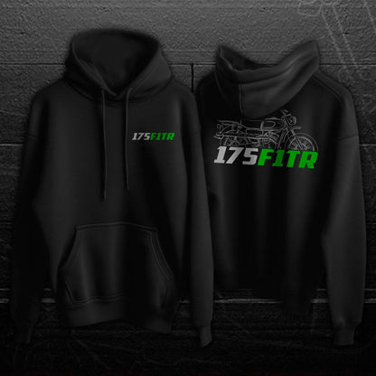 Kawasaki 175 F1TR 1966 Inspired Hoodie - Motorcycle Sweatshirt for Riders