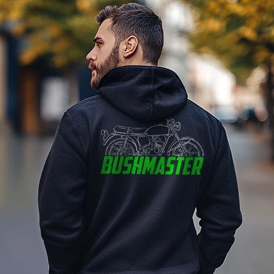 Kawasaki 90 G3TR BushMaster 1969 - 1970 Inspired Hoodie - Motorcycle Sweatshirt for Riders