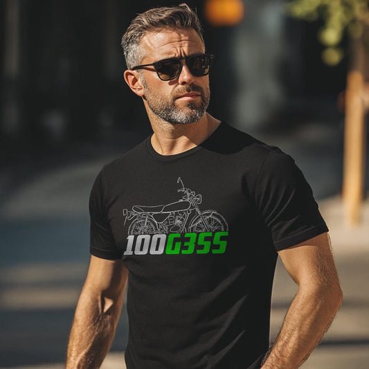 Kawasaki 100 G3SS 1975 Inspired T-Shirt - Motorcycle Tee Shirt for Riders