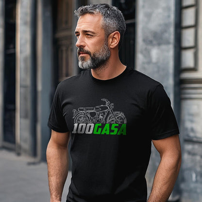 Kawasaki 100 GA5A 1971 - 1974 Inspired T-Shirt - Motorcycle Tee Shirt for Riders