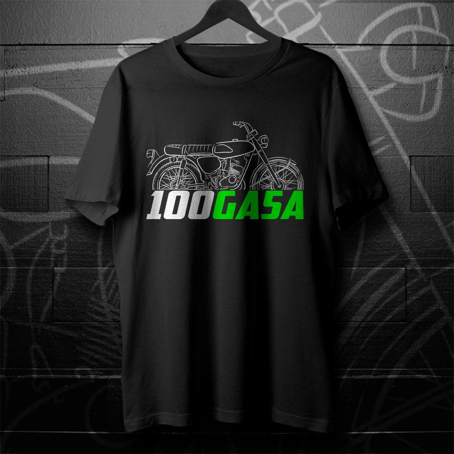 Kawasaki 100 GA5A 1971 - 1974 Inspired T-Shirt - Motorcycle Tee Shirt for Riders