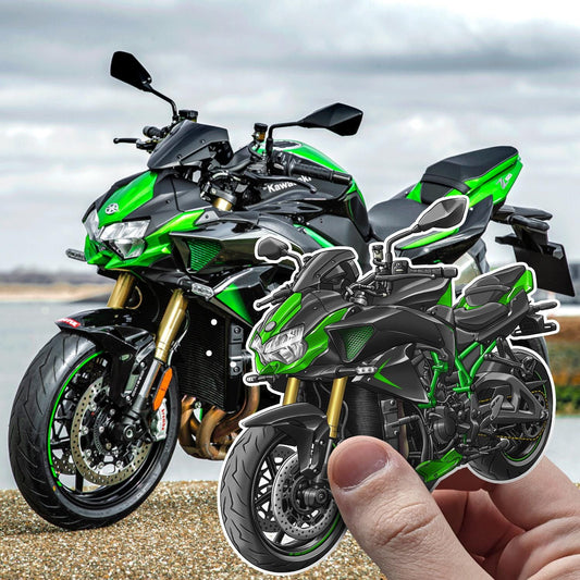 Kawasaki Z H2 2021 - 2025 Motorcycle Stickers - Set of 3 Motorcycle Decals for Riders