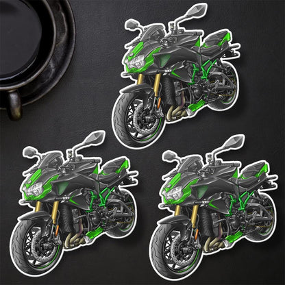 Kawasaki Z H2 2021 - 2025 Motorcycle Stickers - Set of 3 Motorcycle Decals for Riders