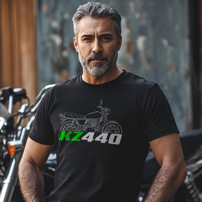 Kawasaki Z440 & KZ440 Inspired T-Shirt - Motorcycle Tee Shirt for Riders