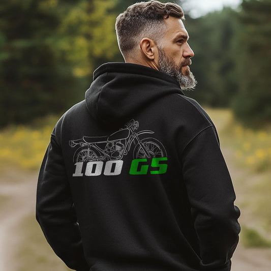 Kawasaki 100 G5 1972 - 1975 Inspired Hoodie - Motorcycle Sweatshirt for Riders