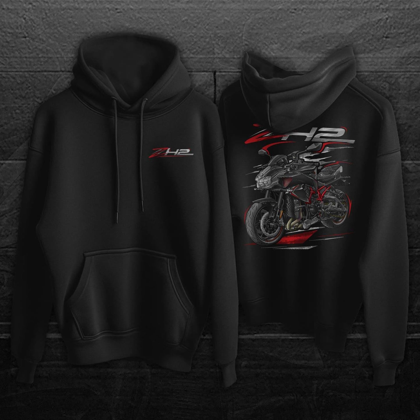 Kawasaki Z H2 2021 - 2025 Inspired Hoodie - Motorcycle Sweatshirt for Riders