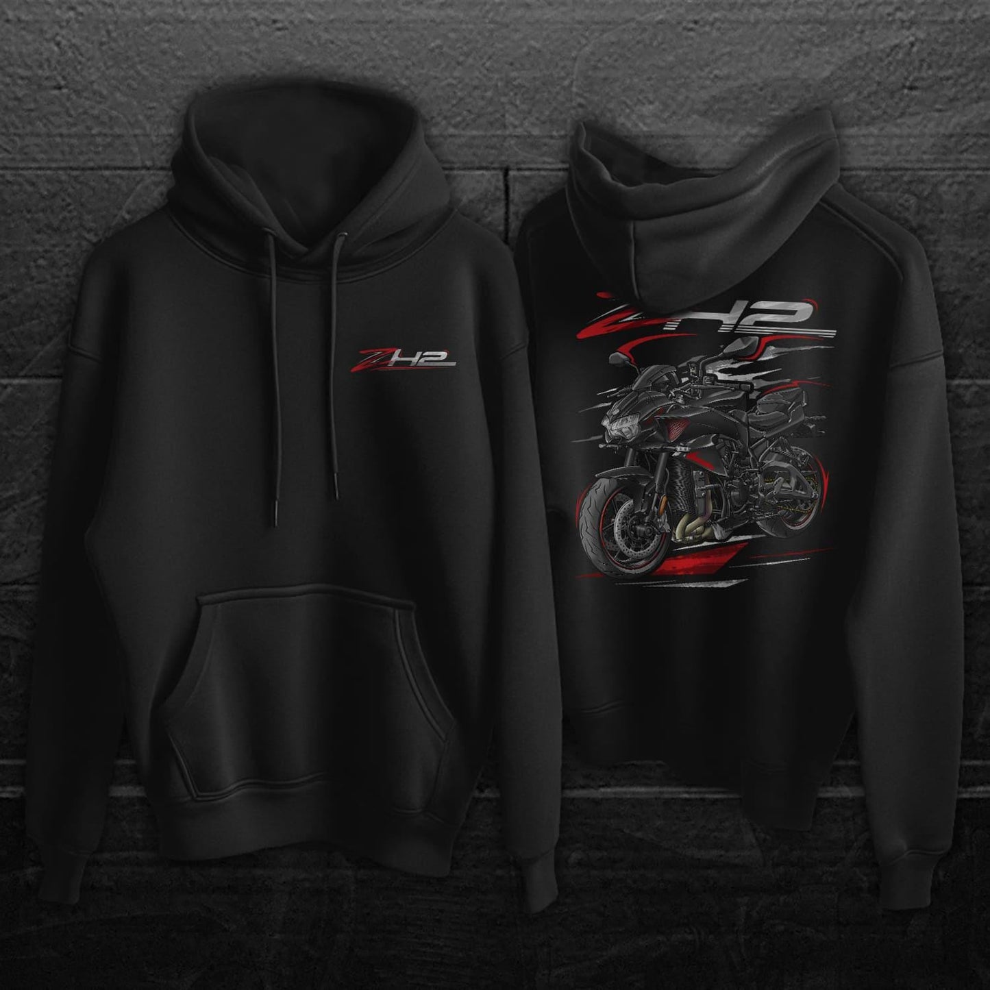 Kawasaki Z H2 2021 - 2025 Inspired Hoodie - Motorcycle Sweatshirt for Riders