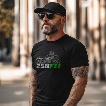 Kawasaki 250 F11 1973 - 1975 Inspired T-Shirt - Motorcycle Tee Shirt for Riders