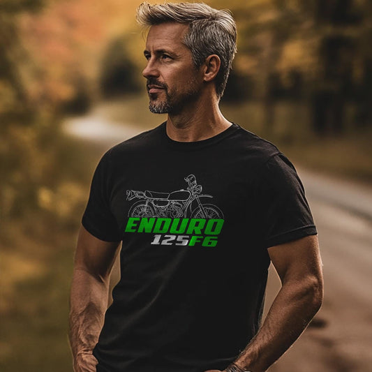 Kawasaki 125 F6 1971 - 1973 Inspired T-Shirt - Motorcycle Tee Shirt for Riders