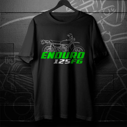 Kawasaki 125 F6 1971 - 1973 Inspired T-Shirt - Motorcycle Tee Shirt for Riders