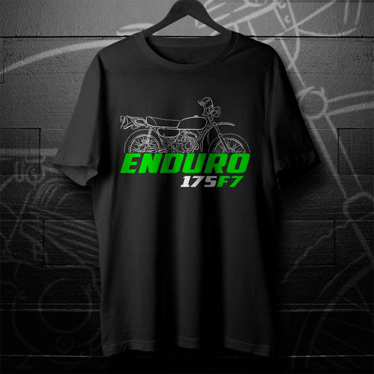 Kawasaki 175 F7 1971 - 1975 Inspired T-Shirt - Motorcycle Tee Shirt for Riders