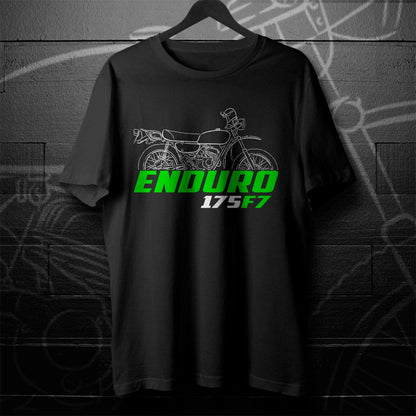 Kawasaki 175 F7 1971 - 1975 Inspired T-Shirt - Motorcycle Tee Shirt for Riders