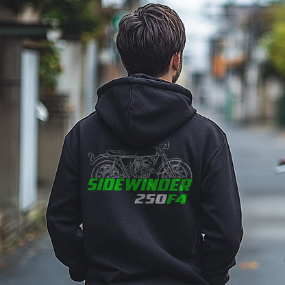 Kawasaki 250 F4 Sidewinder 1969 - 1970 Inspired Hoodie - Motorcycle Sweatshirt for Riders