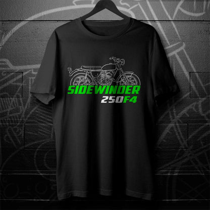 Kawasaki 250 F4 Sidewinder 1969 - 1970 Inspired T-Shirt - Motorcycle Tee Shirt for Riders