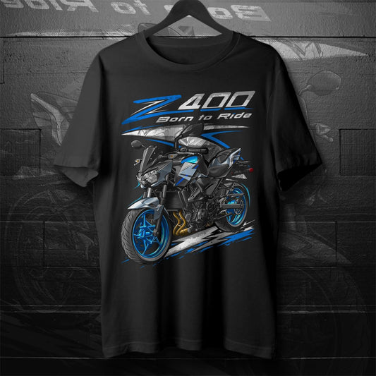Kawasaki Z400 2019 - 2020 Inspired T-Shirt - Motorcycle Tee Shirt for Riders