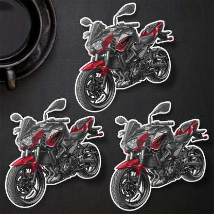 Kawasaki Z400 2021 - 2024 Inspired Stickers - Set of 3 Motorcycle Decals for Riders