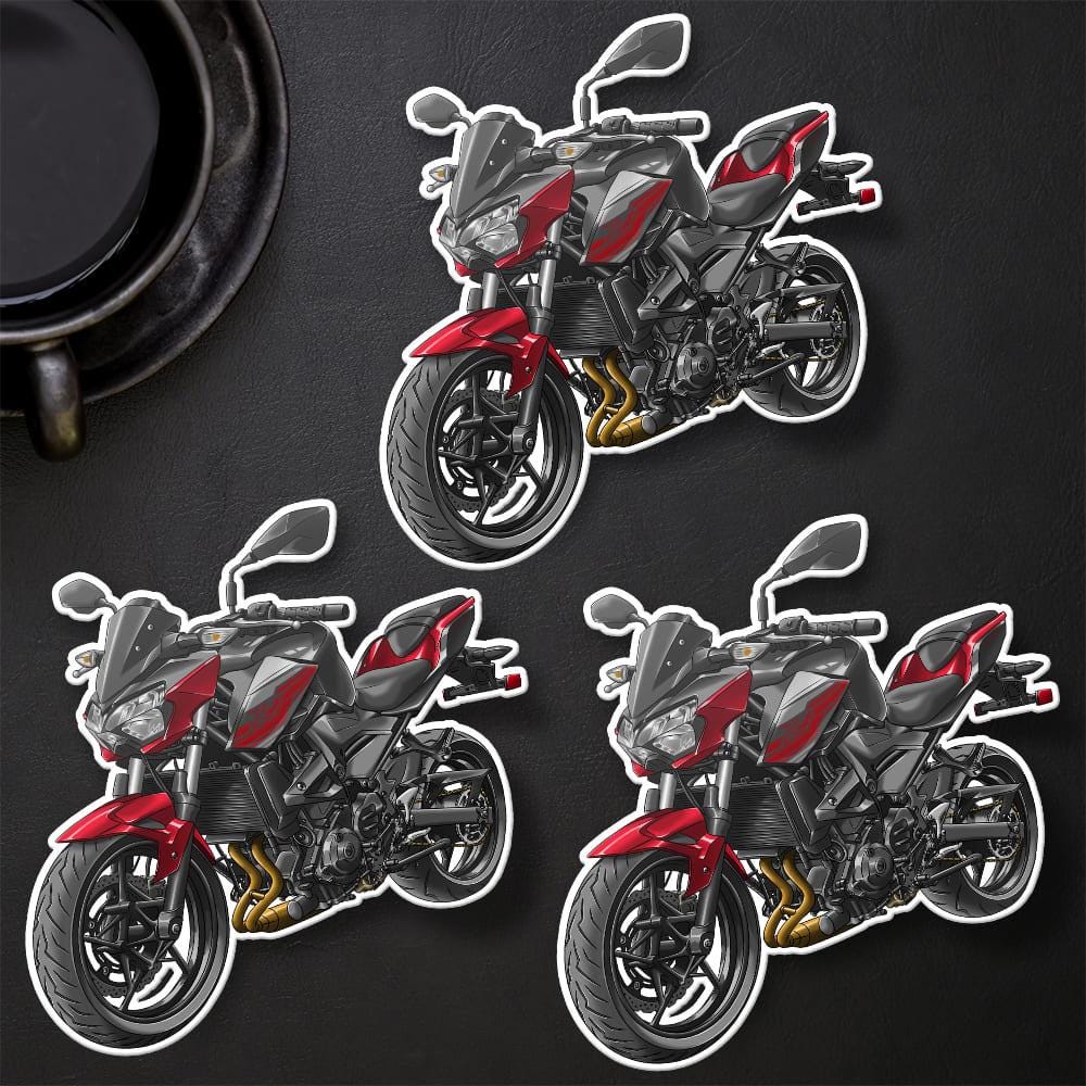 Kawasaki Z400 2019 - 2020 Inspired Stickers - Set of 3 Motorcycle Decals for Riders