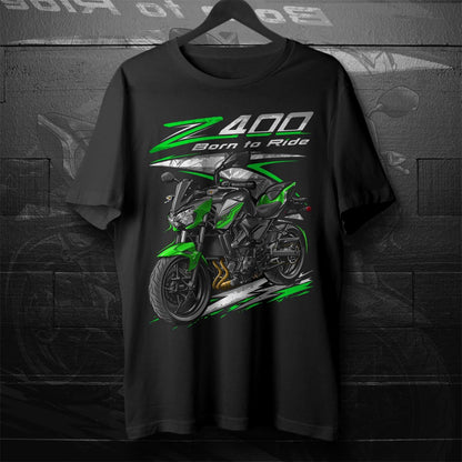 Kawasaki Z400 2019 - 2020 Inspired T-Shirt - Motorcycle Tee Shirt for Riders