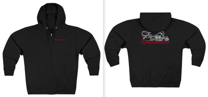Indian Roadmaster Inspired Hoodie - Motorcycle Sweatshirt for Biker