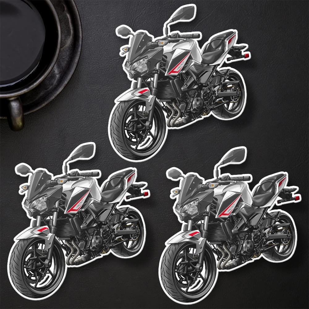 Kawasaki Z400 2021 - 2024 Inspired Stickers - Set of 3 Motorcycle Decals for Riders