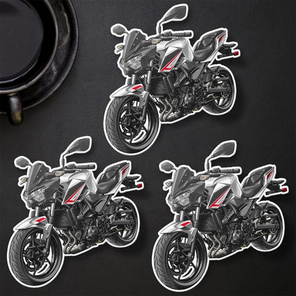 Kawasaki Z400 2021 - 2024 Inspired Stickers - Set of 3 Motorcycle Decals for Riders