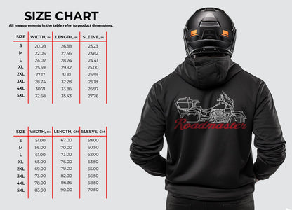 Indian Roadmaster Inspired Hoodie - Motorcycle Sweatshirt for Biker