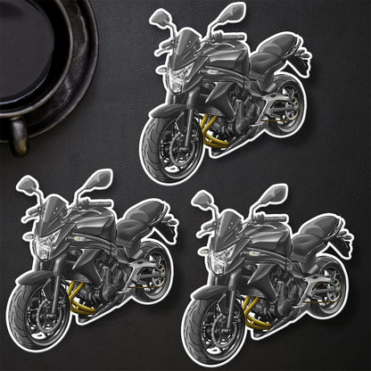Kawasaki ER-6n 2012 - 2013 Inspired Motorcycle Stickers - Set of 3 Motorcycle Decals for Riders
