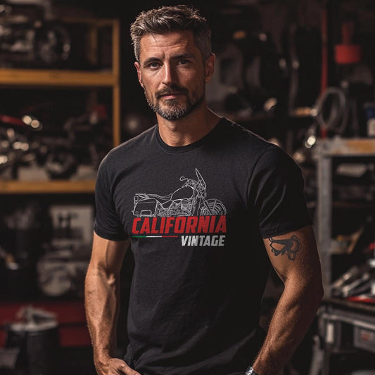 Moto Guzzi California Vintage 2006 - 2012 Inspired T-Shirt - Motorcycle Tee Shirt for Riders