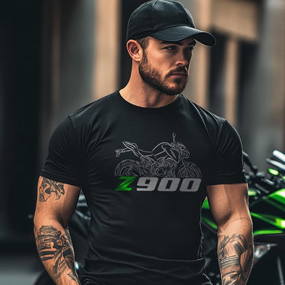 Kawasaki Z900 Inspired T-Shirt - Motorcycle Tee Shirt for Riders