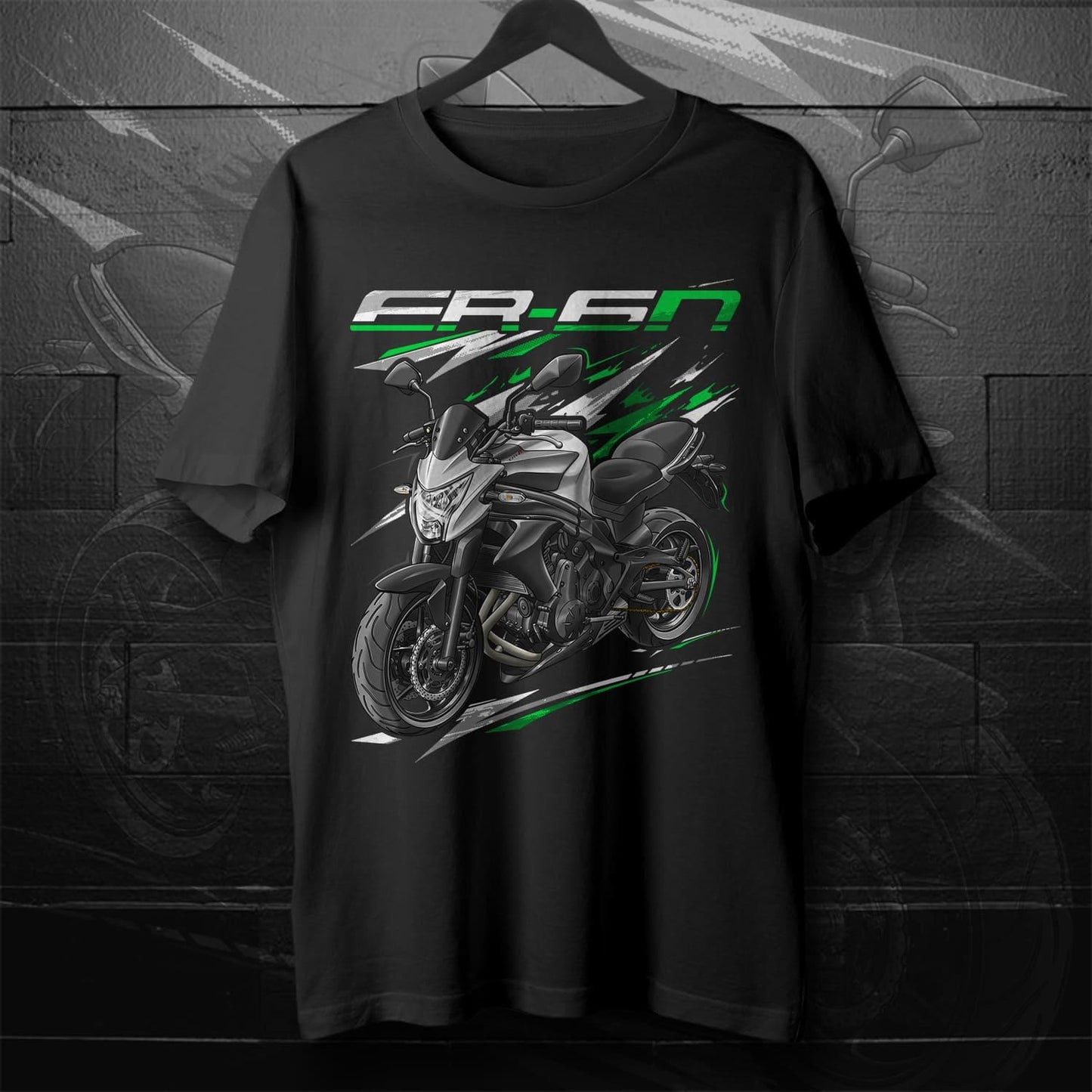 Kawasaki ER-6n 2014 - 2016 Inspired T-Shirt - Motorcycle Tee Shirt for Riders