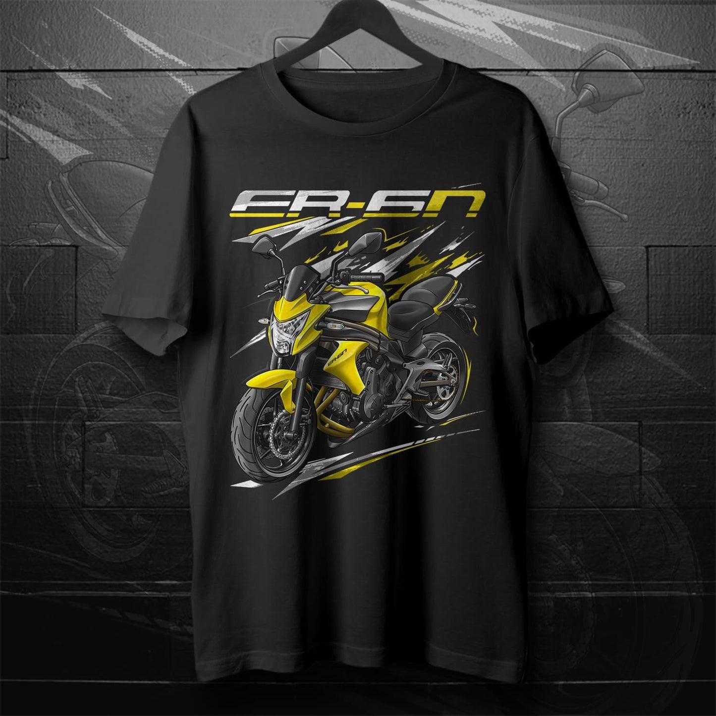 Kawasaki ER-6n 2012 - 2013 Inspired T-Shirt - Motorcycle Tee Shirt for Riders