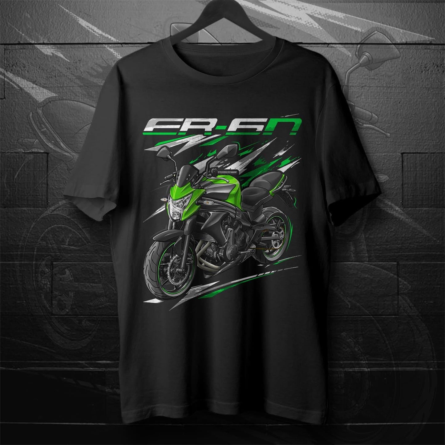 Kawasaki ER-6n 2012 - 2013 Inspired T-Shirt - Motorcycle Tee Shirt for Riders