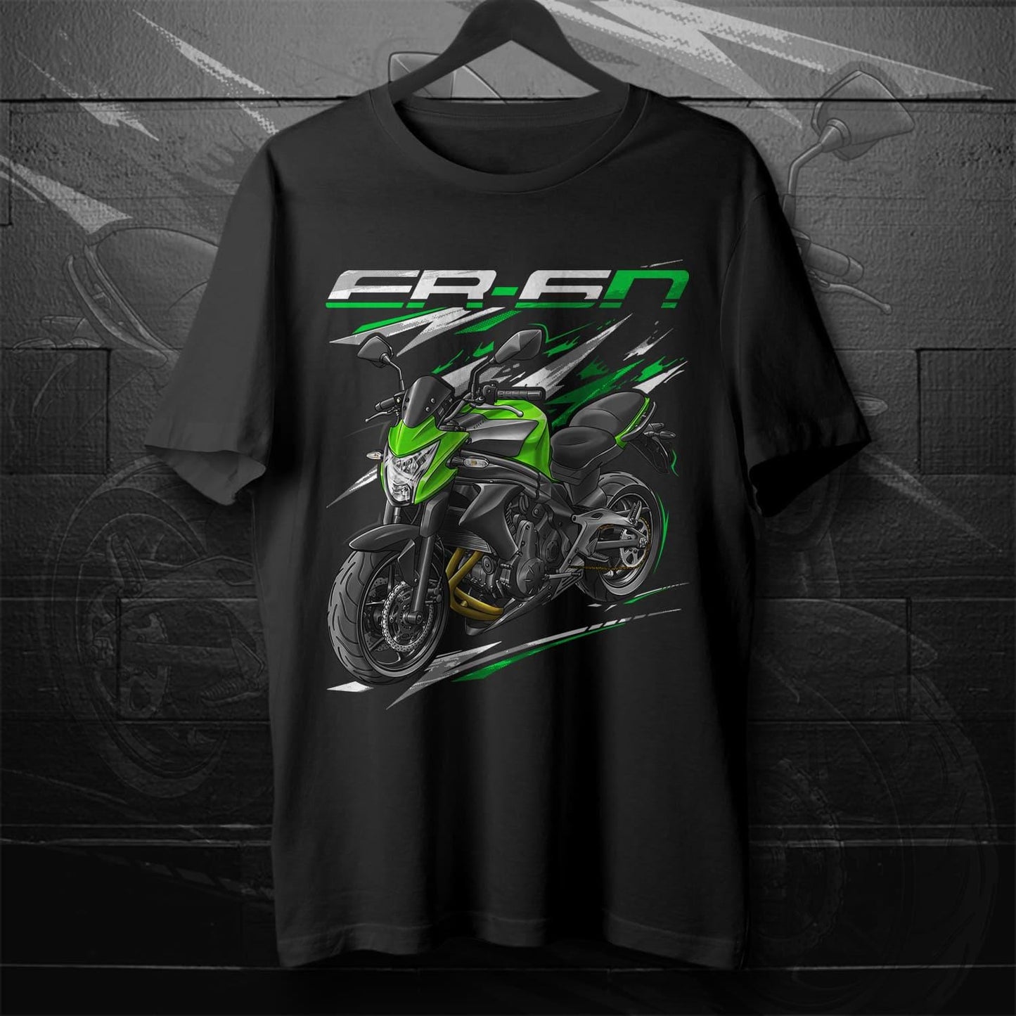 Kawasaki ER-6n 2012 - 2013 Inspired T-Shirt - Motorcycle Tee Shirt for Riders