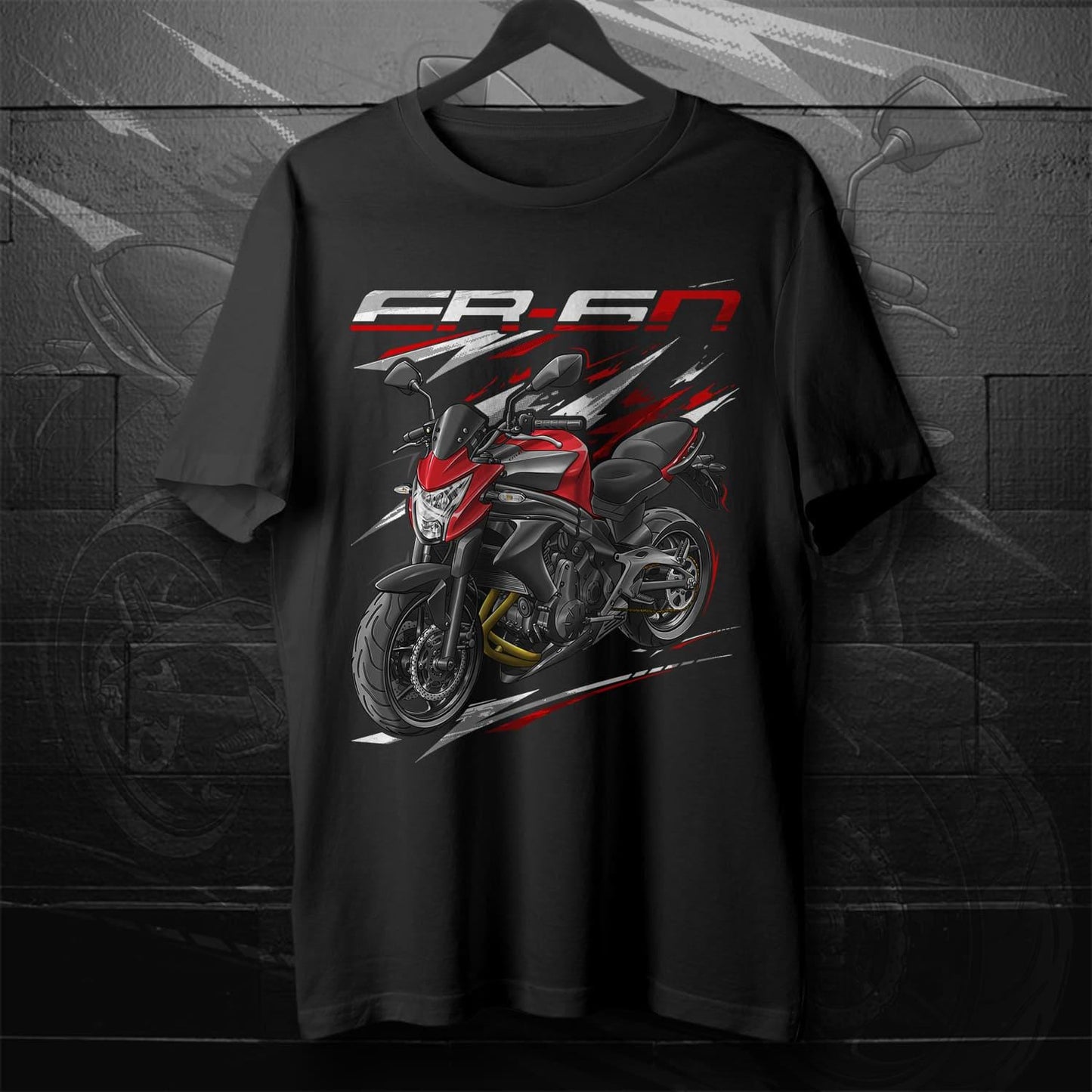 Kawasaki ER-6n 2012 - 2013 Inspired T-Shirt - Motorcycle Tee Shirt for Riders