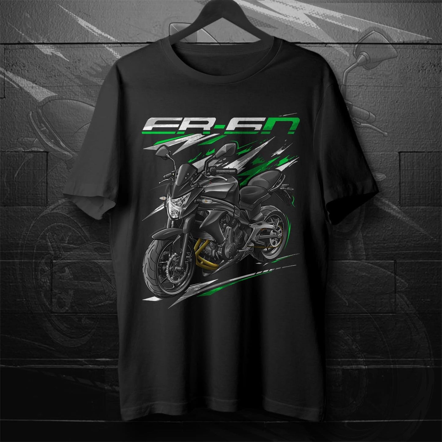 Kawasaki ER-6n 2012 - 2013 Inspired T-Shirt - Motorcycle Tee Shirt for Riders
