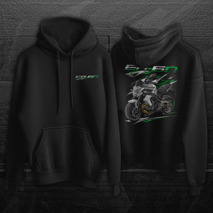 Kawasaki ER-6n 2012 - 2013 Inspired Hoodie - Motorcycle Sweatshirt for Riders